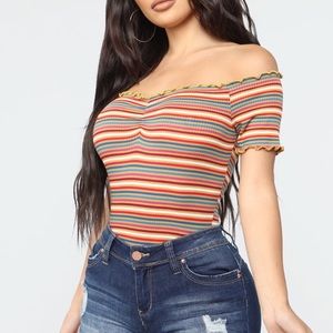 Fashion Nova Off The Shoulder Top